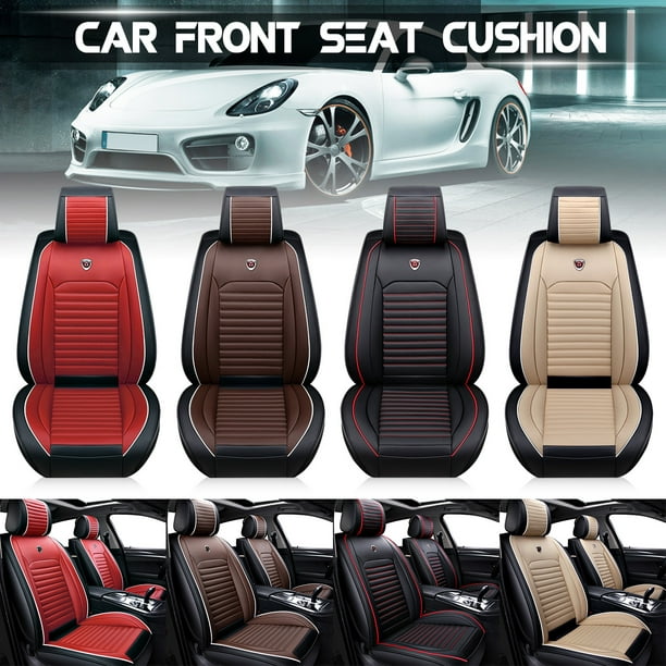 Breathable PU Leather foam Car Seat Cover Pad Mat Auto Chair Cushion Universal
